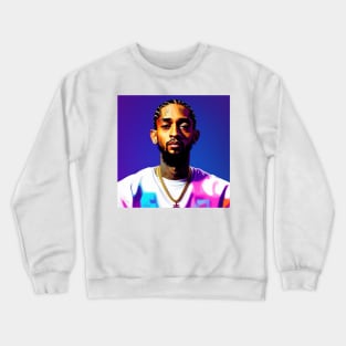 Nipsey Blue Graphic Crewneck Sweatshirt